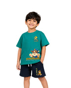 Paw Patrol Rubble Boys Cotton T-Shirt & Shorts Set