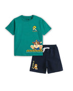 Paw Patrol Rubble Boys Cotton T-Shirt & Shorts Set