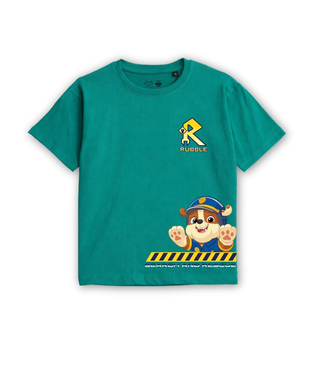 Paw Patrol Rubble Boys Cotton T-Shirt & Shorts Set