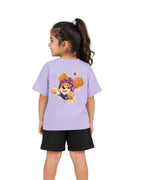 Paw Patrol Skye Girls Cotton T-Shirt & Shorts Set