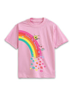 Pastel Pink SpongeBob “Follow The Rainbow” Fun Co-Ord Set for Kids