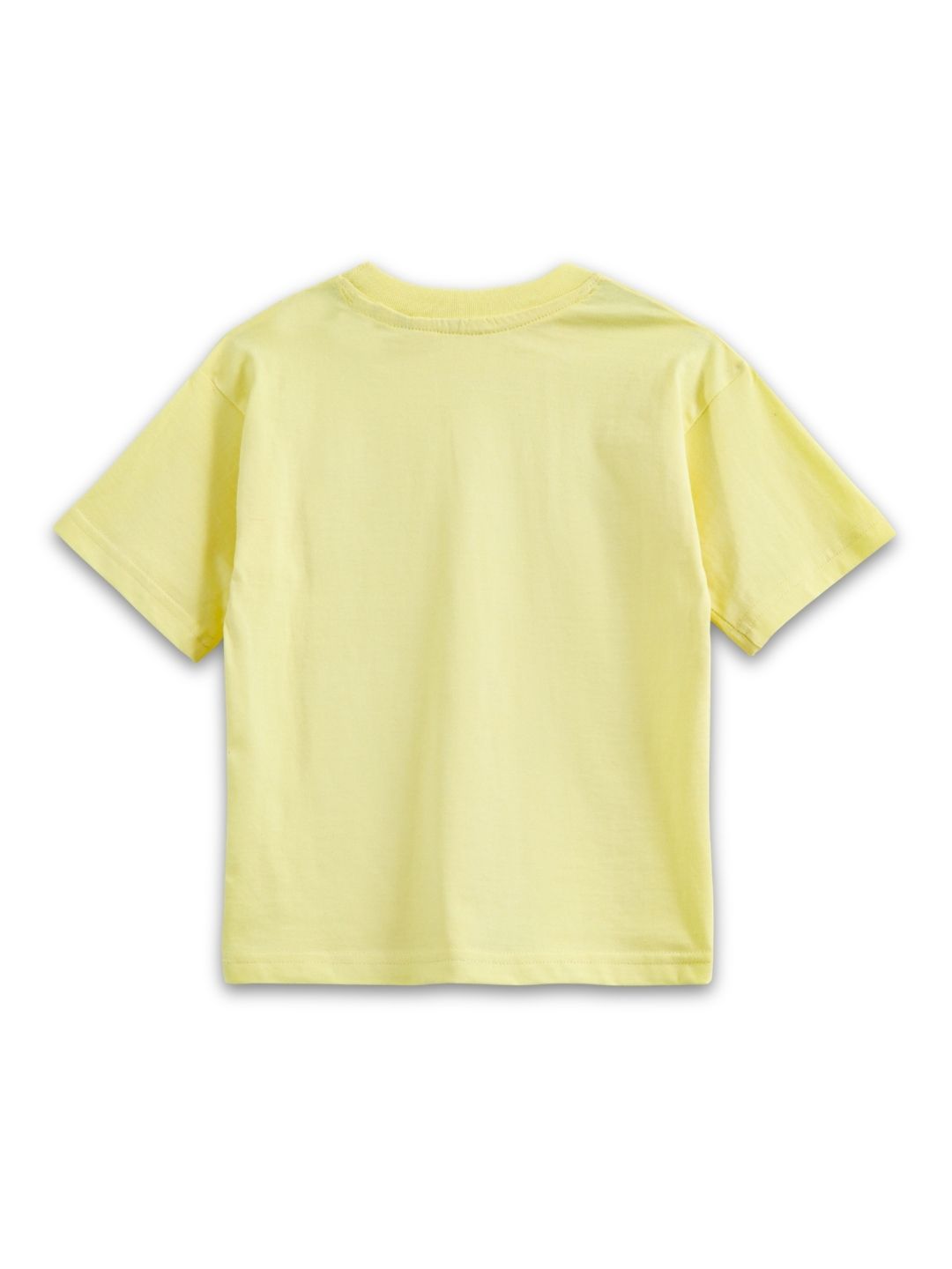 Pastel Yellow SpongeBob “I’m Little Dramatic” Cute Co-Ord Set for Girls