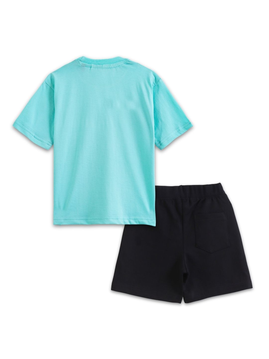 Aqua Blue SpongeBob & Patrick “Best Buddies” Cartoon Co-Ord Set for Kids