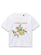 White & Sage Green SpongeBob “Chill Time” Vacation Vibes Co-Ord Set for Kids