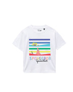 SpongeBob SquarePants Graphic Printed Cotton T-Shirt & Shorts Set