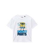 SpongeBob SquarePants "Smarty Pants" Graphic Printed Cotton T-Shirt & Shorts Set