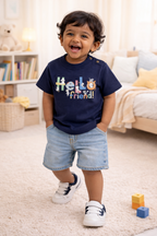 Hello Friend Cartoon Baby T-Shirt - Cocomelon