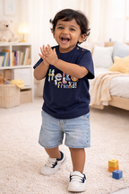 Hello Friend Cartoon Baby T-Shirt - Cocomelon