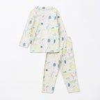 Jungle Animal Safari Print Kids Pyjama Set