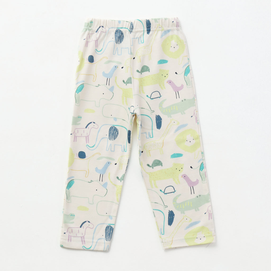 Jungle Animal Safari Print Kids Pyjama Set