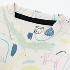 Jungle Animal Safari Print Kids Pyjama Set