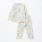 Jungle Animals Playing Print Kids Pyjama Sets