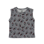 Baby Grey Dino Printed Lounge Wear Set
