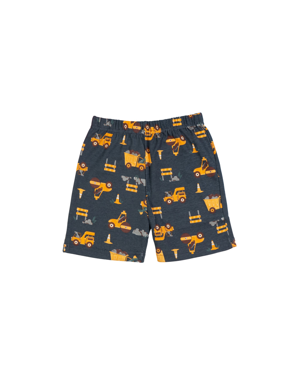 Kids Dark Blue Dino Builder Printed Lounge Wear
