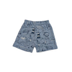 Kids Grey Ocean Fun Printed Lounge Wear