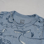 Kids Grey Ocean Fun Printed Lounge Wear