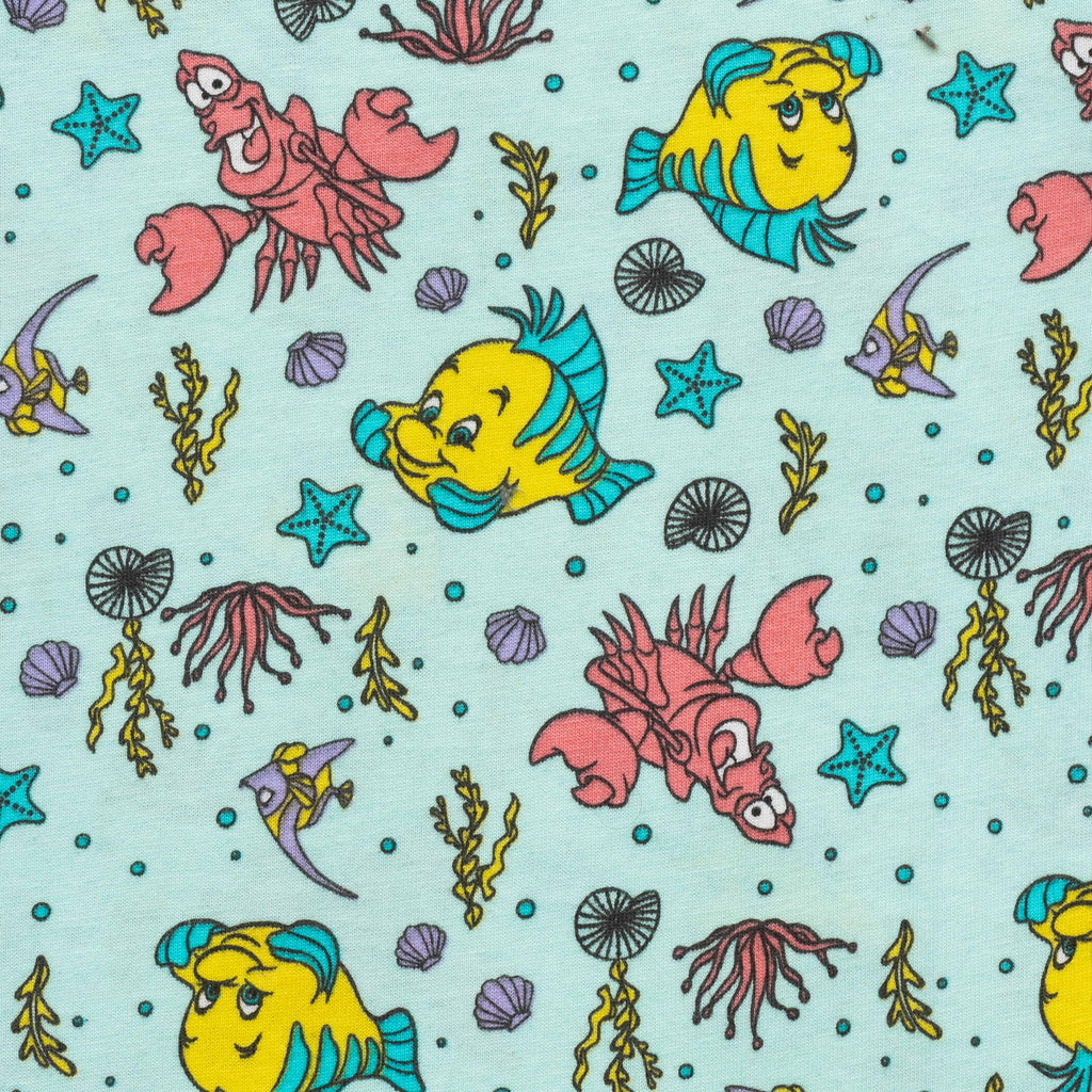 Kids Light Blue Sea World Printed Lounge Wear