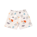 Kids White Dot Printed Lounge Wear