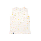 Kids White Duck Printed Lounge Wear