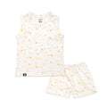 Kids White Duck Printed Lounge Wear