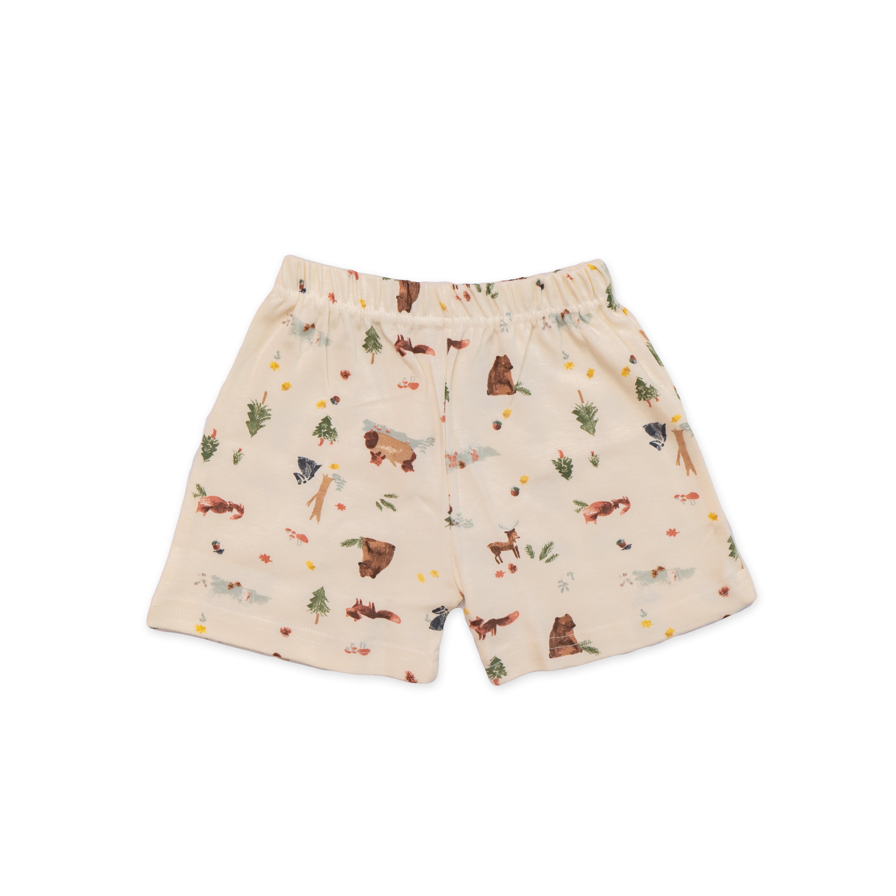 Kids Yellow Jungle Printed Lounge Wear