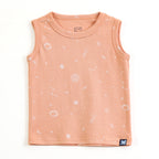 Kids Orange Galaxy Stars Lounge Wear