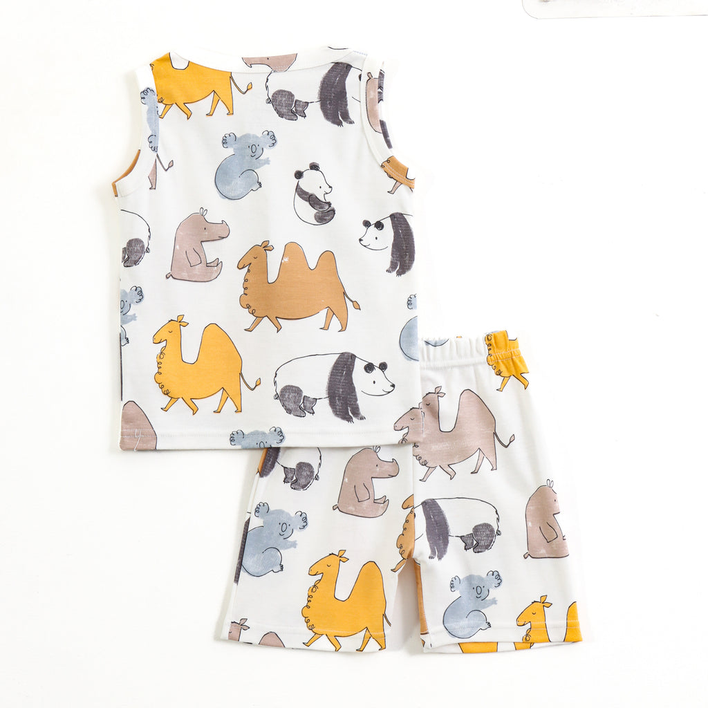 Kids Safari Animal Parade Lounge Wear Set