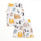 Kids Safari Animal Parade Lounge Wear Set