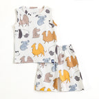 Kids Safari Animal Parade Lounge Wear Set