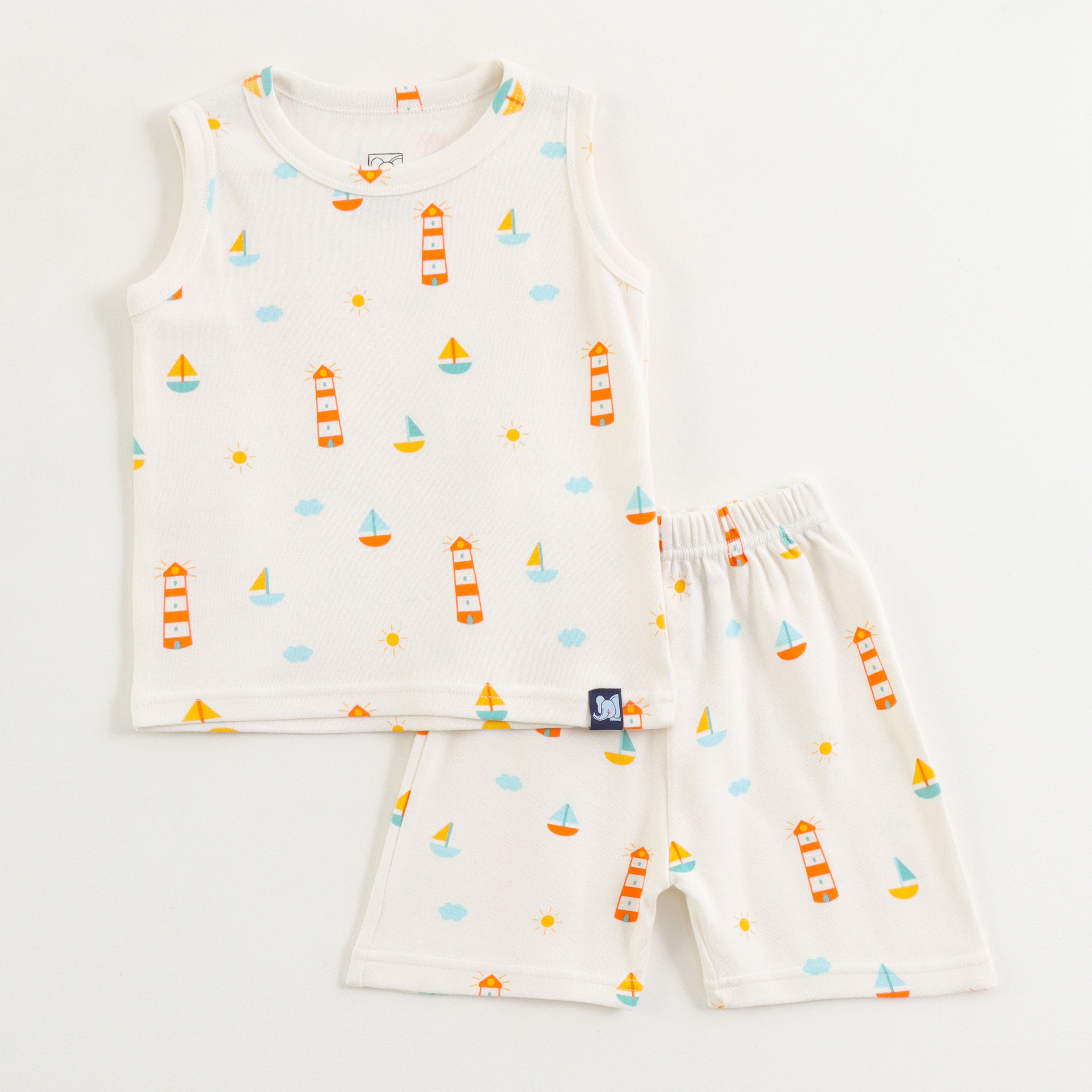 Kids Seaside Sailing Adventure Lounge Wear Set