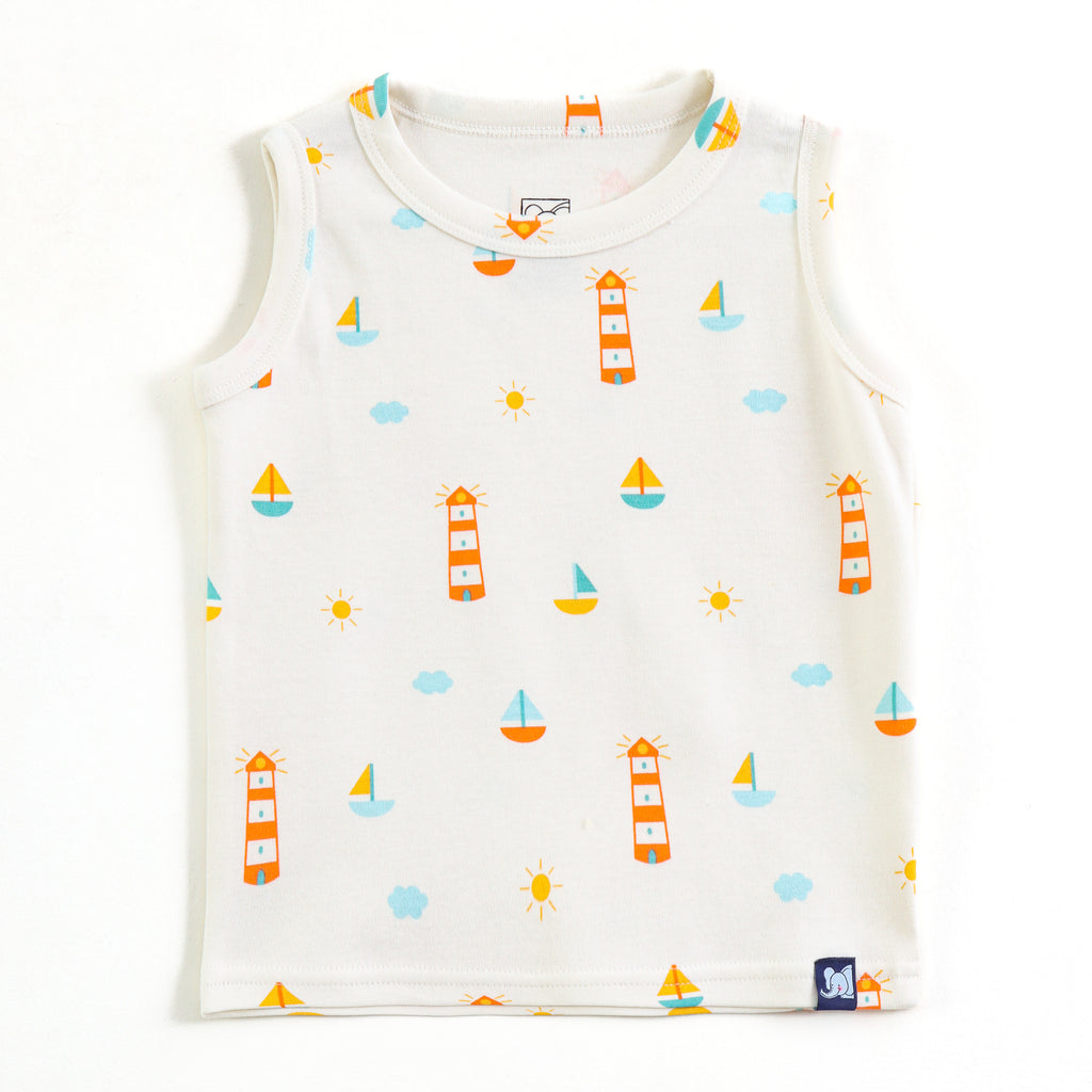 Kids Seaside Sailing Adventure Lounge Wear Set
