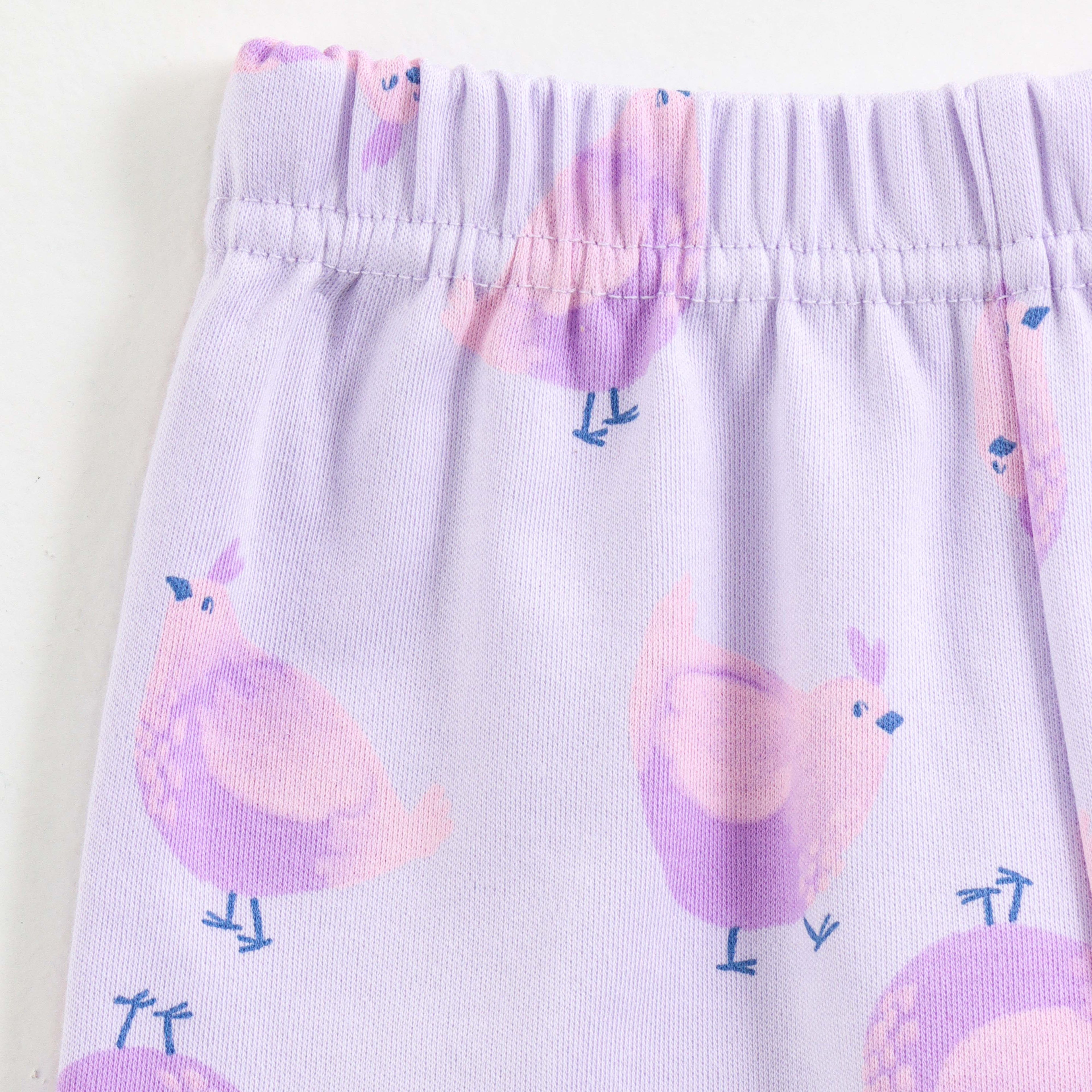Kids Chirpy Bird Friends Playtime Lounge Wear Set