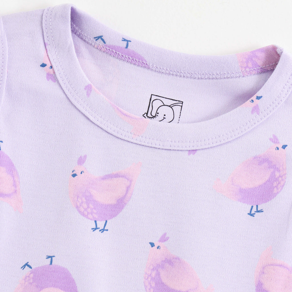 Kids Chirpy Bird Friends Playtime Lounge Wear Set