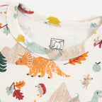 Kids Dino Adventure Roaming Cartoon Lounge Wear Set