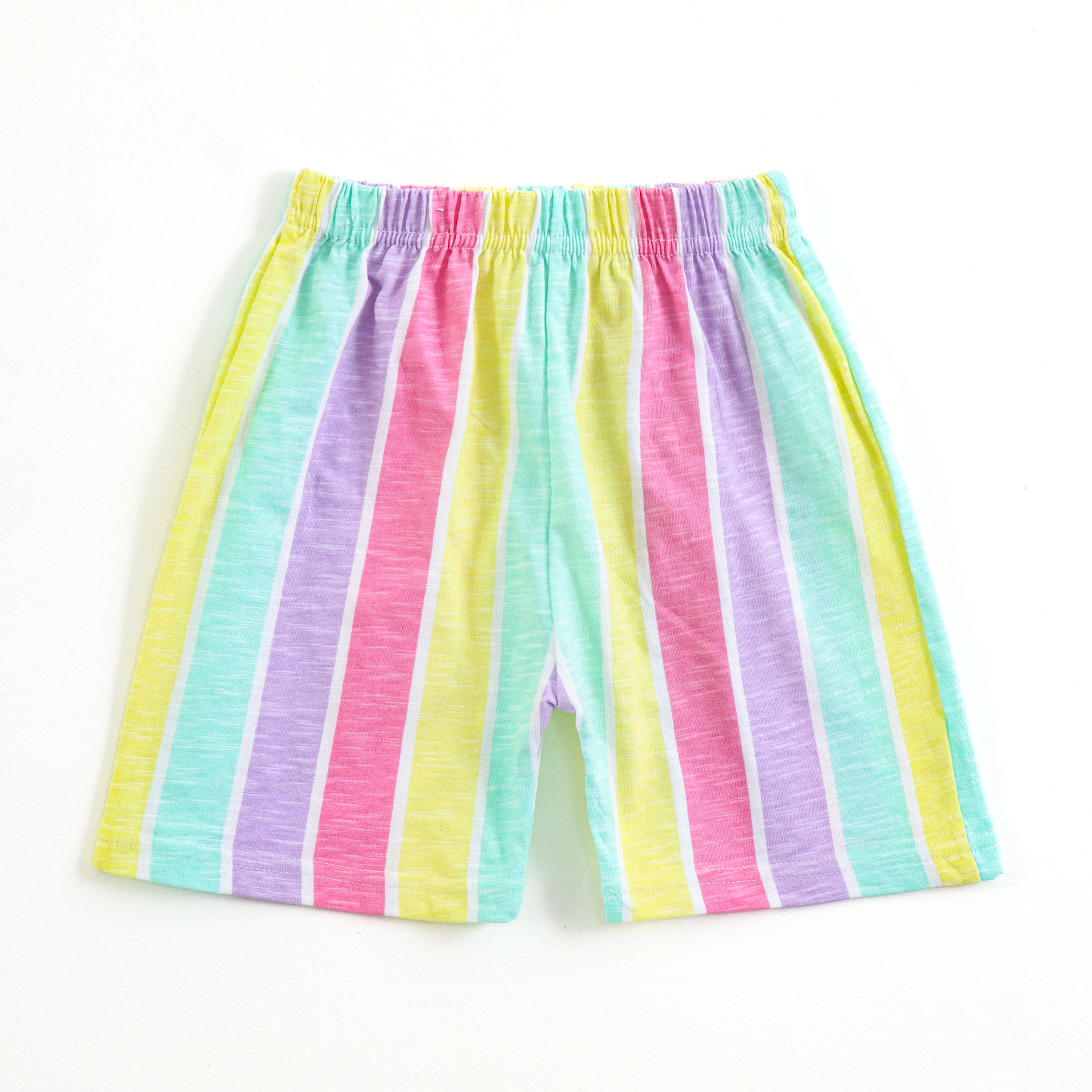 Kids Rainbow Stripe Fun Play Lounge Wear Set