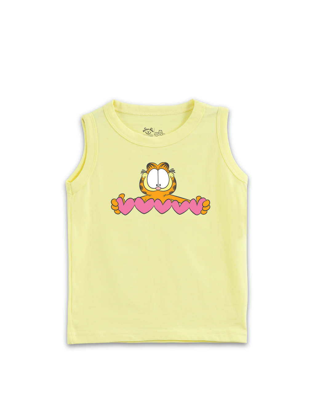Garfield Holding Hearts Love Action Kids Lounge Wear