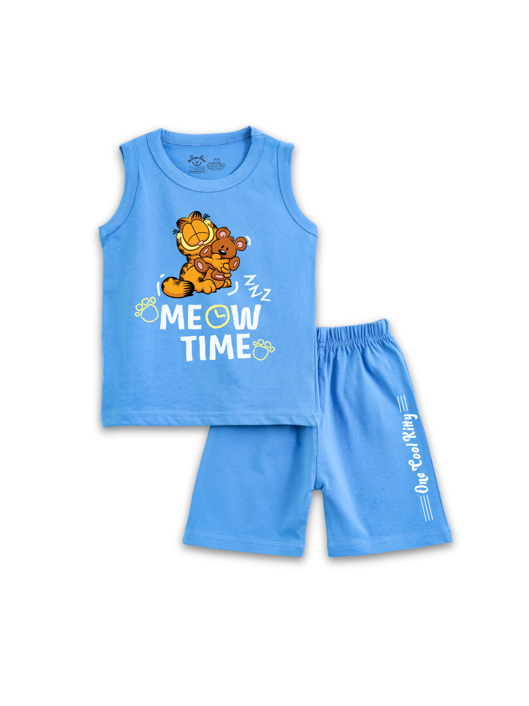 Garfield Sleeping Hug Action “Meow Time Kids Lounge Wear
