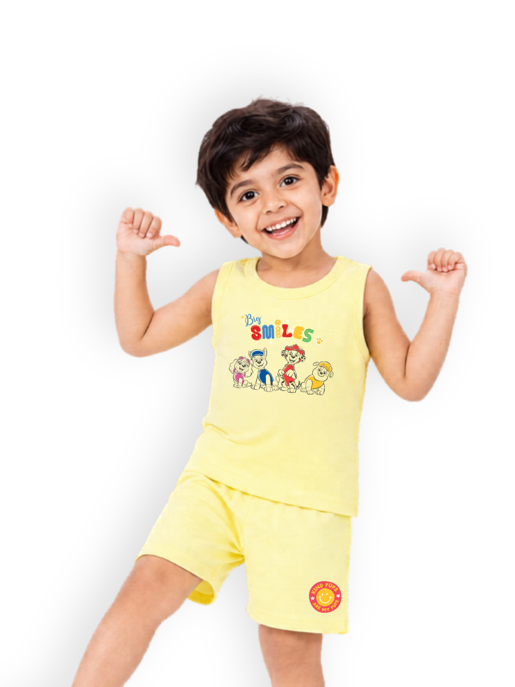Paw Patrol Smiling Squad Sitting Cartoon Kids Lounge Wear 