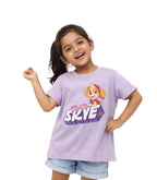 Lavender Paw Patrol Skye Graphic Kids T-Shirt