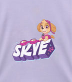 Lavender Paw Patrol Skye Graphic Kids T-Shirt