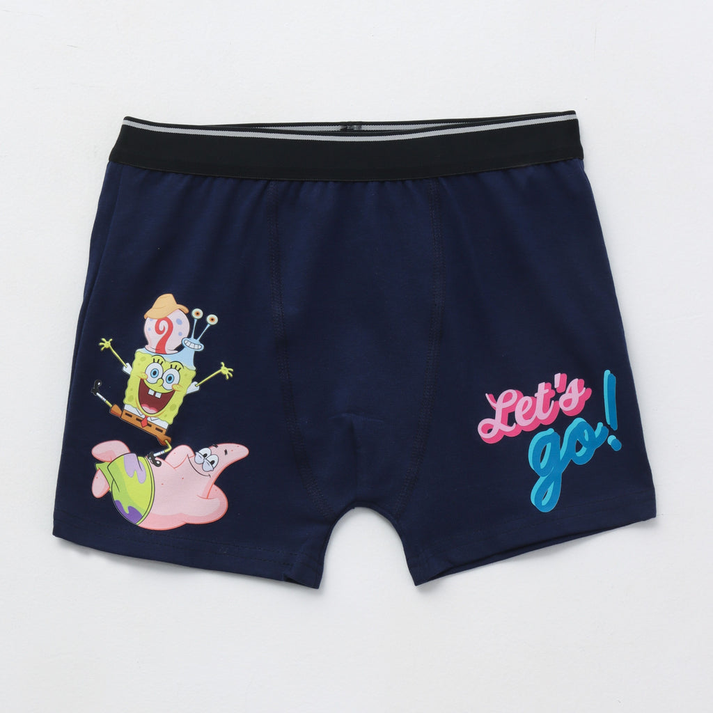Let_s_Go_SpongeBob_Patrick_Gary_Print_Kids_Boys_Trunks