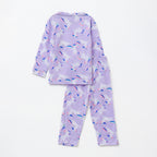 Magical Unicorn Jumping  Print Kids Pyjama Set