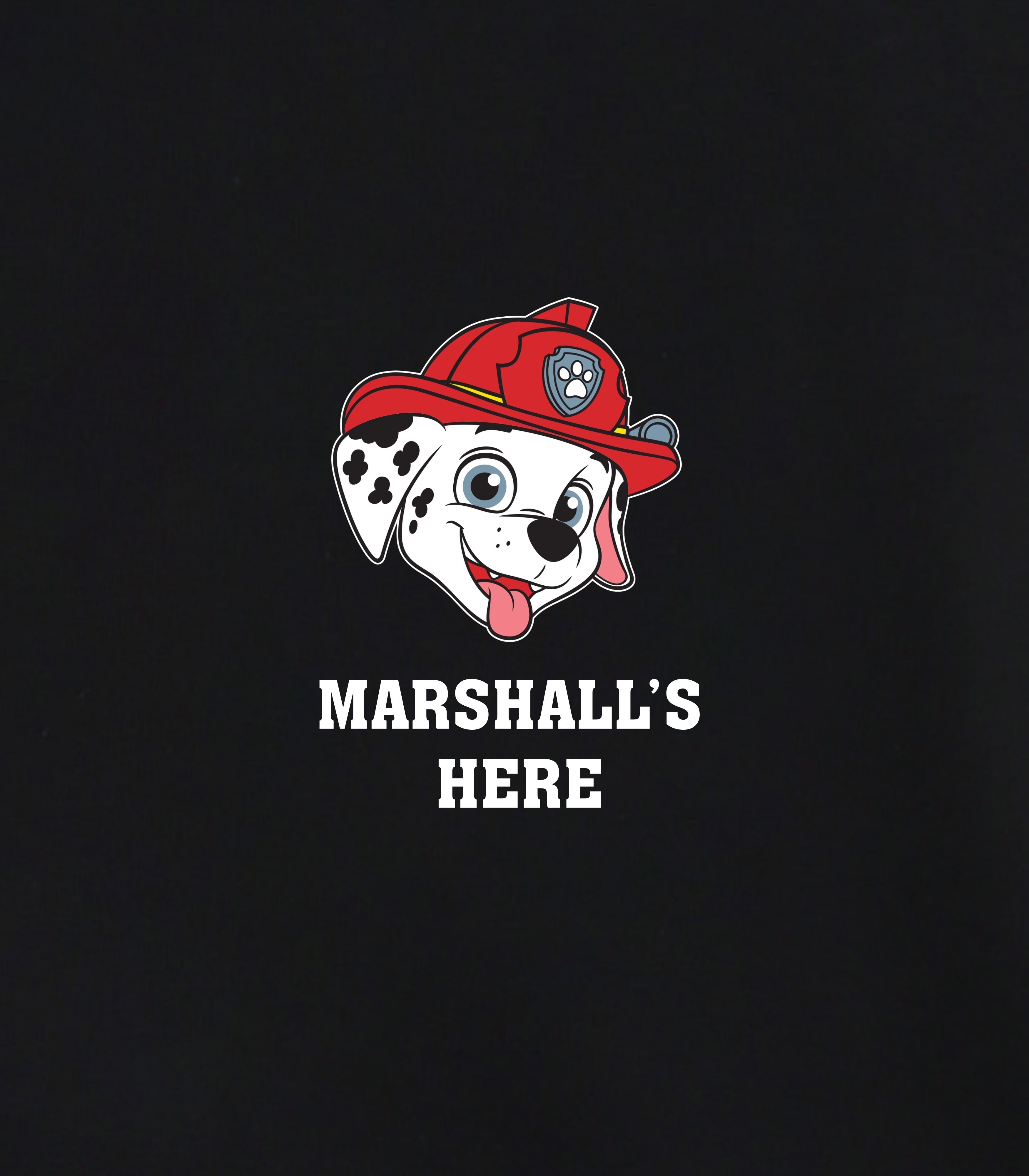 Marshall Paw Patrol Print Kids T-Shirt