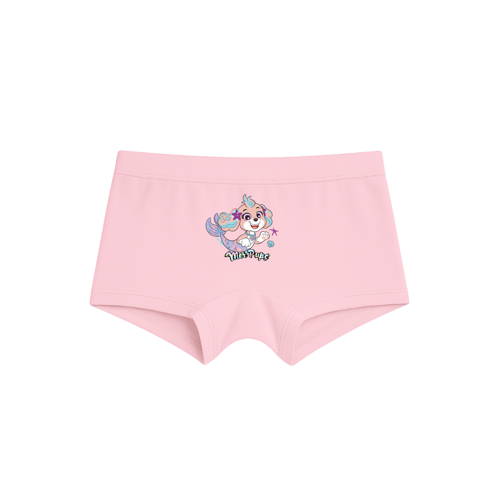 Mer Pup Sea Adventure Cartoon Printed Girls Panty - Paw Patrol