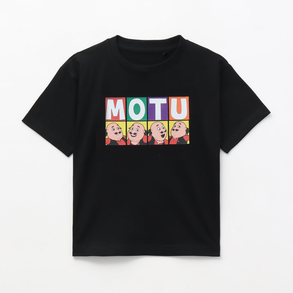 Motu Block Color Comic Kids T-Shirt – Motu Patlu