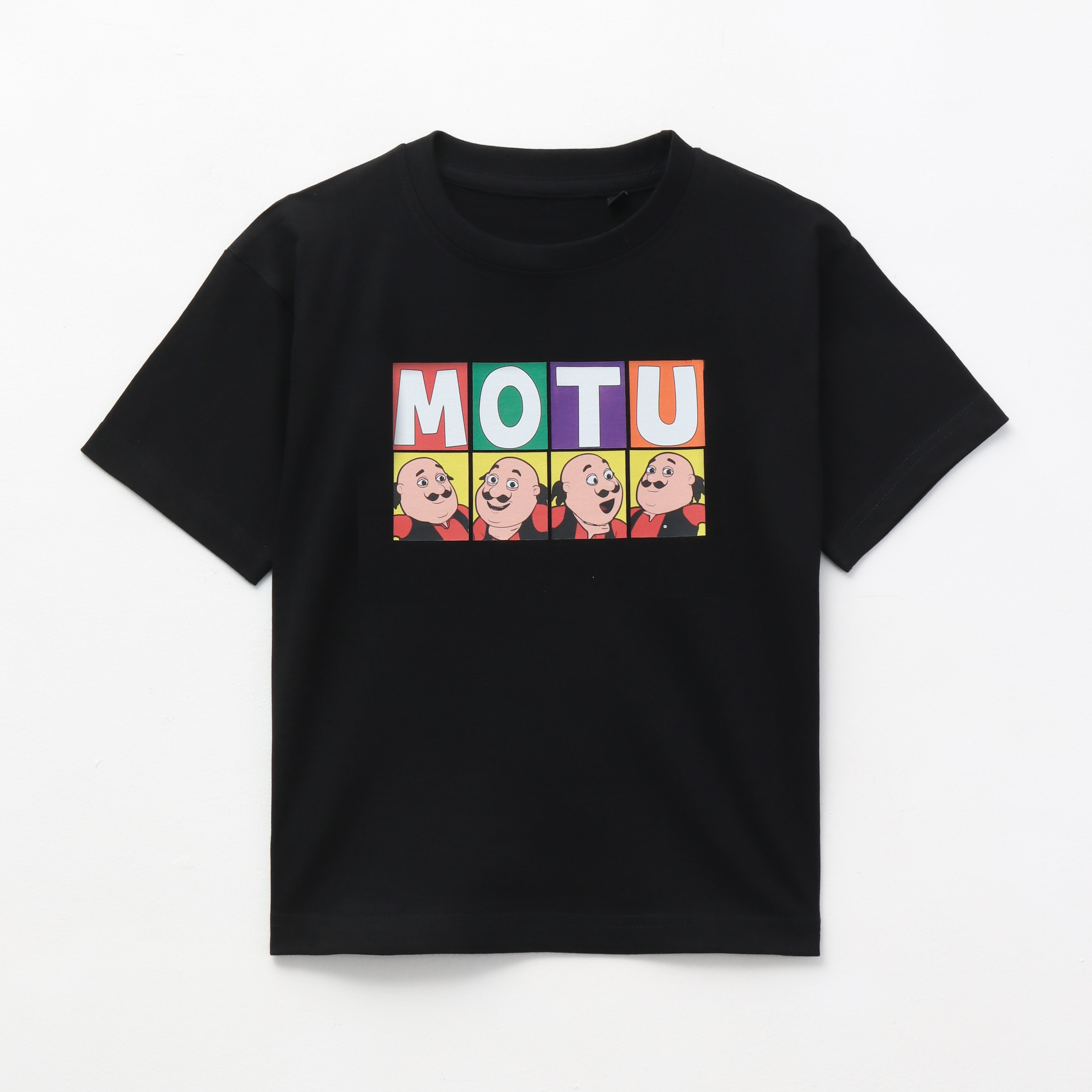 Motu Block Color Comic Kids T-Shirt – Motu Patlu