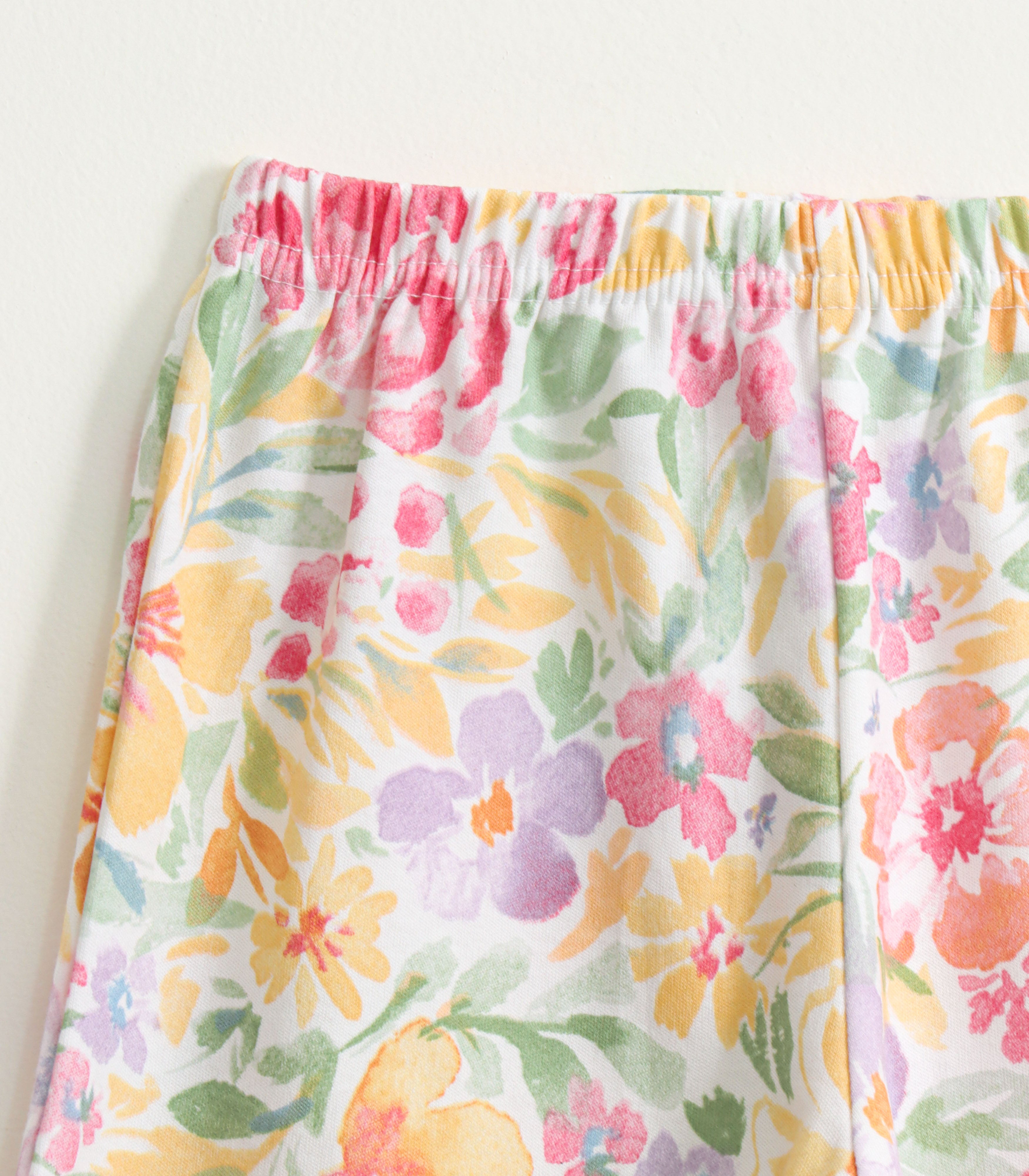 Multicolor Floral Print Lounge Wear Set