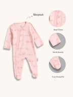 Pink Elephant Newborn Baby Set