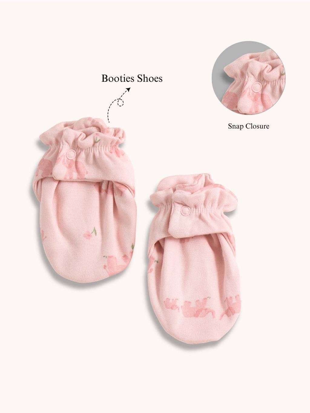 Pink Elephant Newborn Baby Set