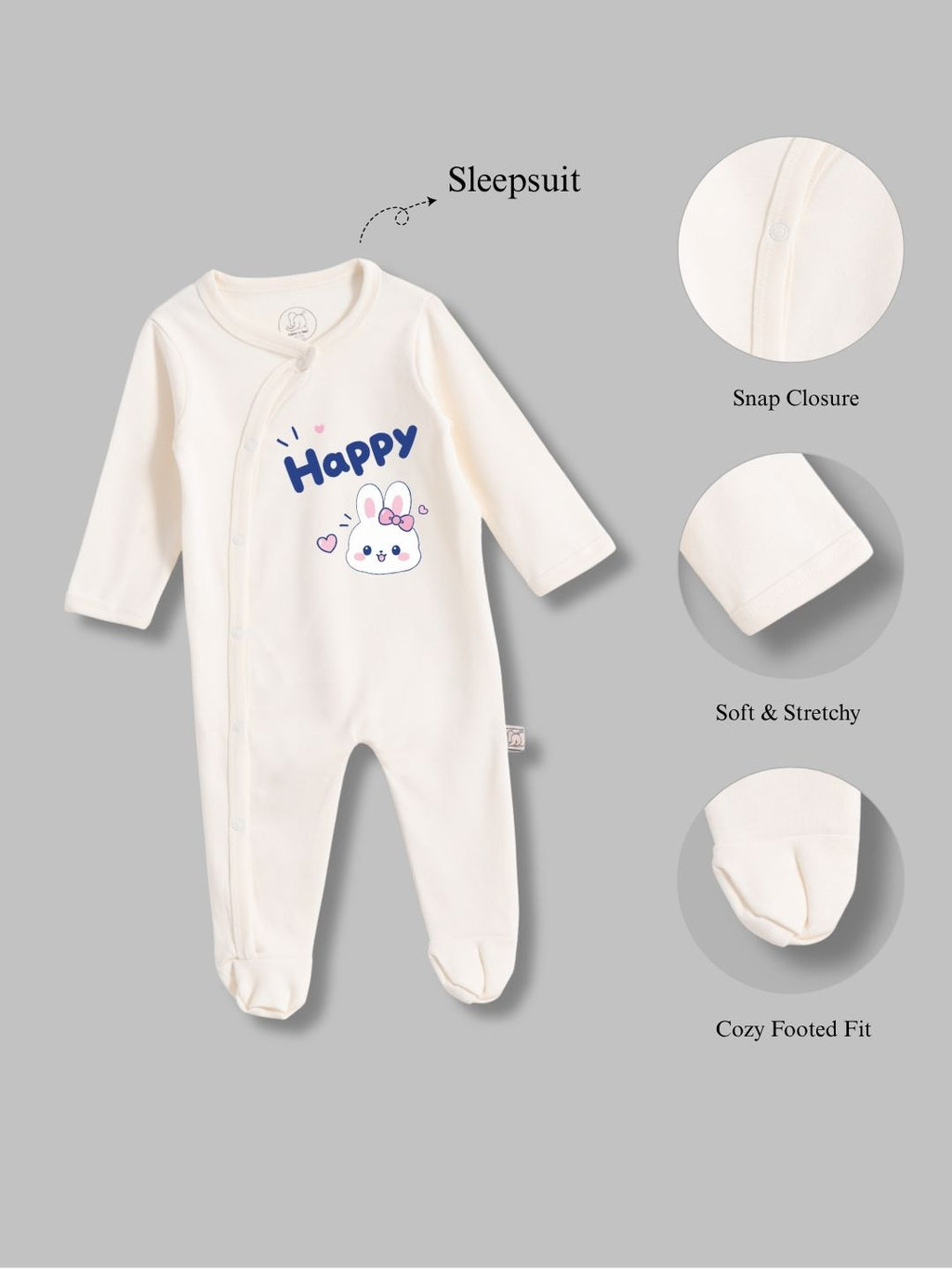Happy Bunny Newborn Baby Set
